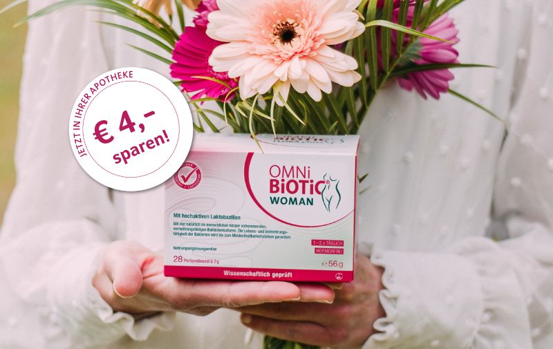 Jetzt auf OMNi-BiOTiC WOMAN sparen